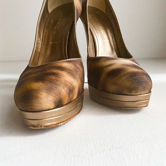 Casadei Animal Print Cheetah Super High Sexy Stiletto Heels 9B - Picture 2 of 9